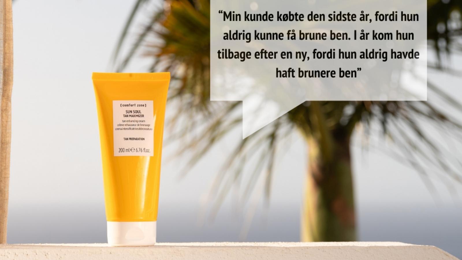 Comfort Zone Sun Soul Tan Maximizer Cream 200 ml – luksuriøs creme til optimering og forlængelse af solbrun kulør.