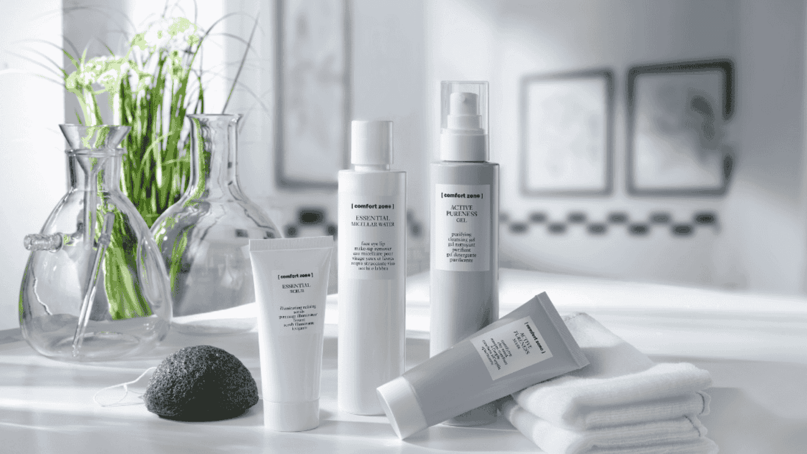 Guide til hudplejerutine med Comfort Zone Essentials – sådan opbygger du en fast daglig og ugentlig rutine med rens, toner og pleje for bedre hudbalance.