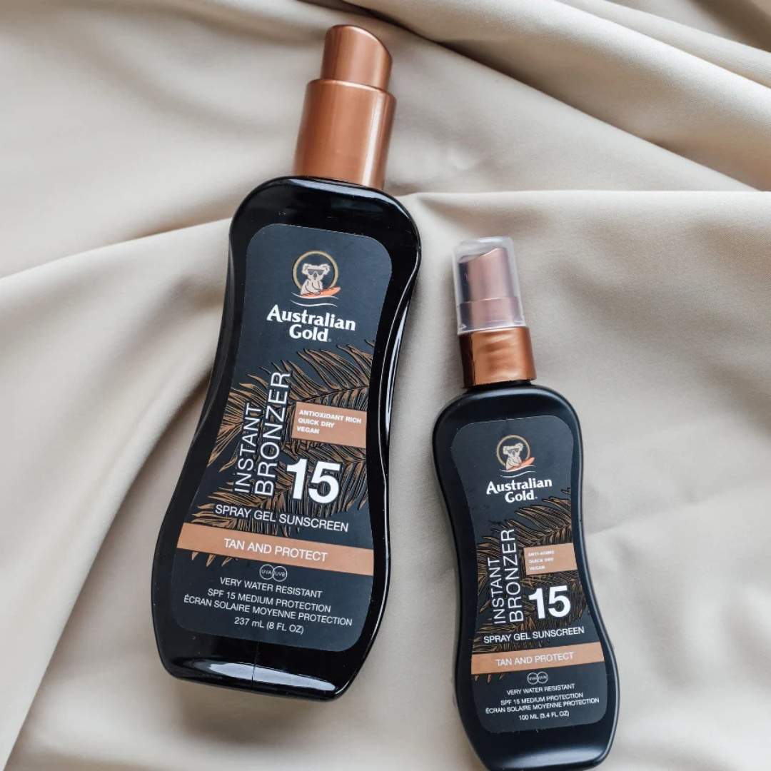 Australian Gold Instant Bronzer Spray Gel SPF 15 - Bodylux