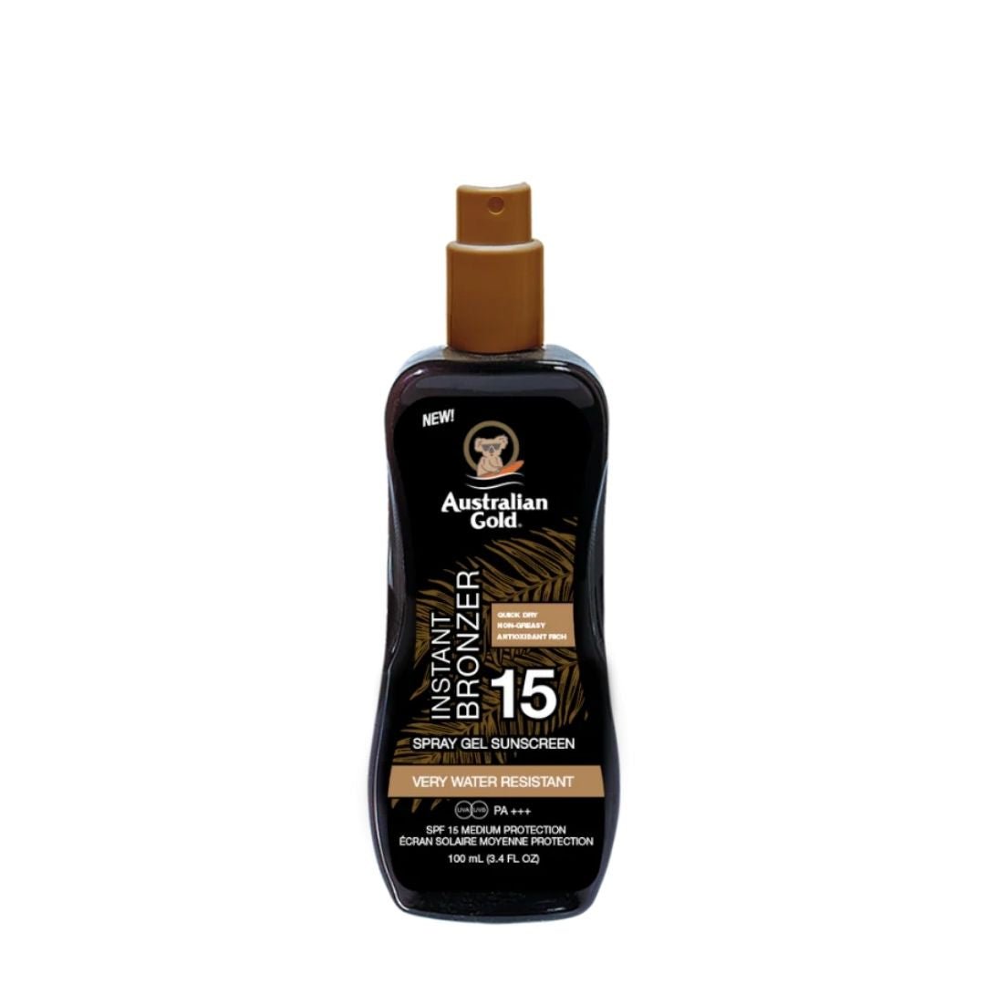 Australian Gold Instant Bronzer Spray Gel SPF 15 - Bodylux
