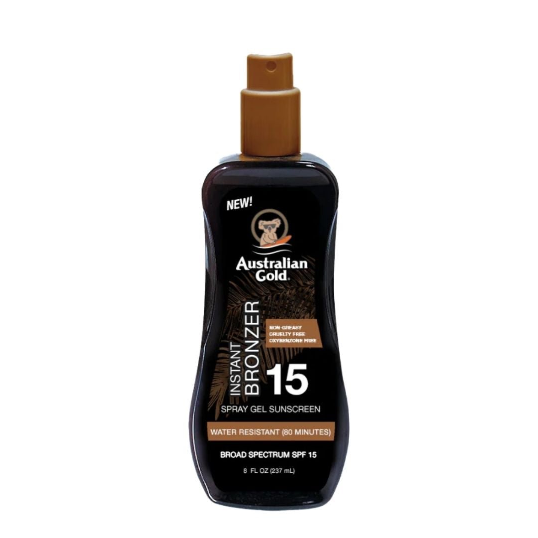 Australian Gold Instant Bronzer Spray Gel SPF 15 - Bodylux
