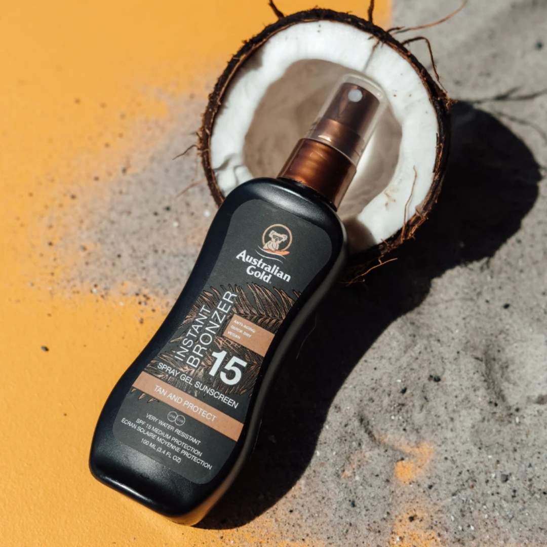 Australian Gold Instant Bronzer Spray Gel SPF 15 - Bodylux