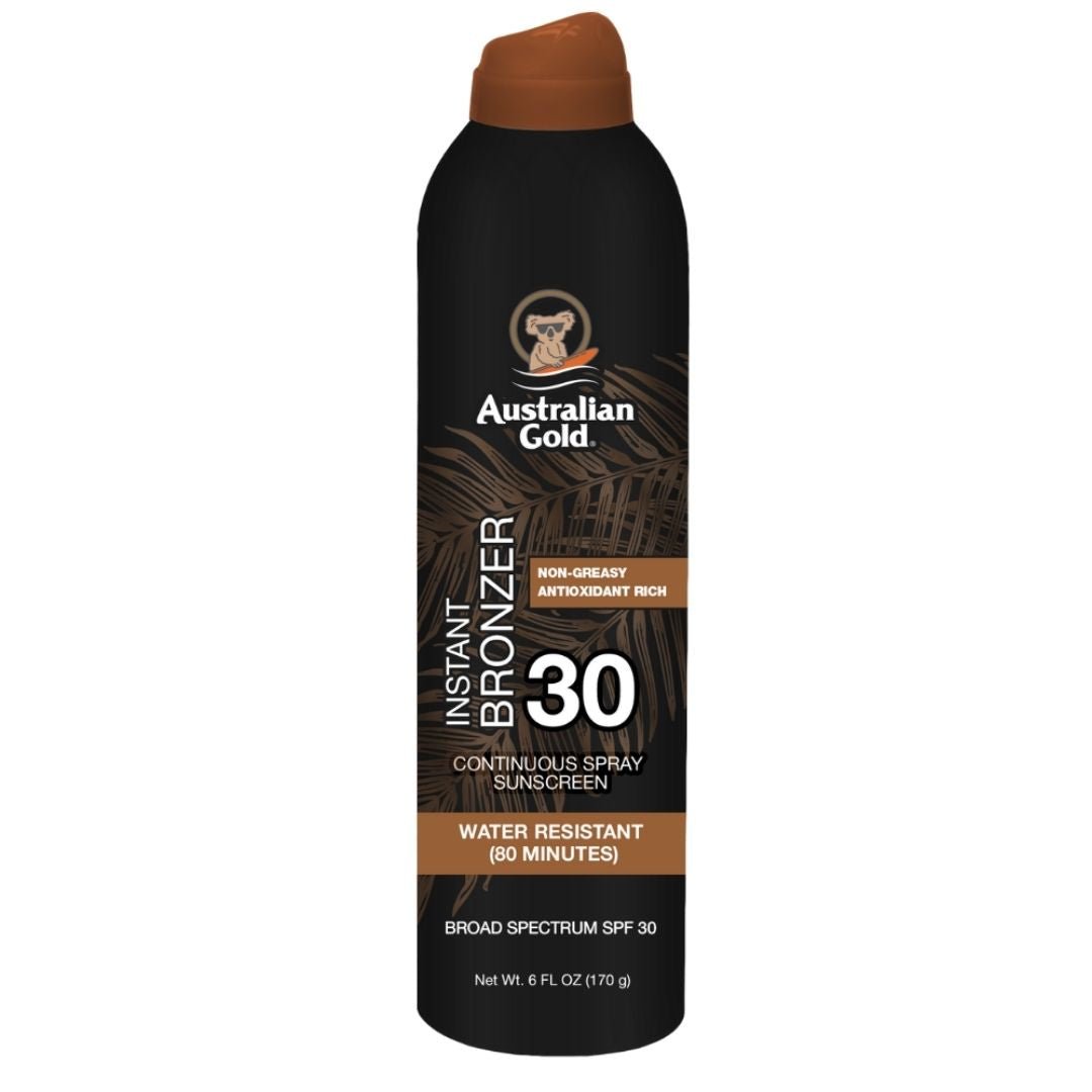 Australian Gold Instant Bronzer Continuous Spray SPF 30 - Bodylux