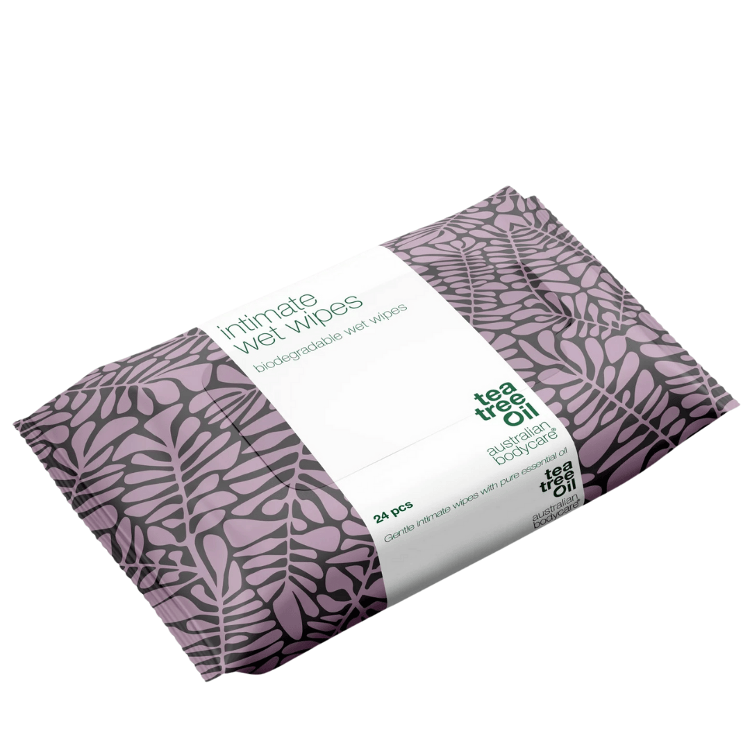 Vådservietter med Tea Tree Oil til intimpleje