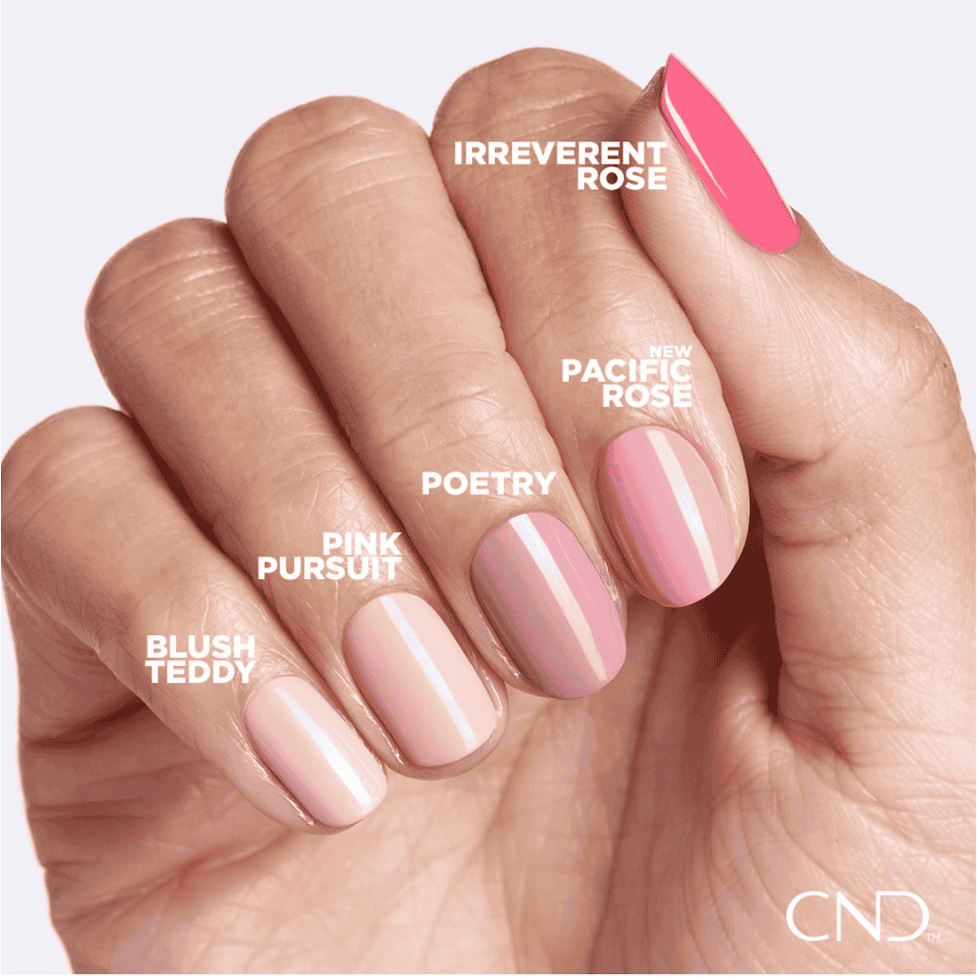 CND Vinylux Pink Pursuit – Pink med lakse undertoner på negle