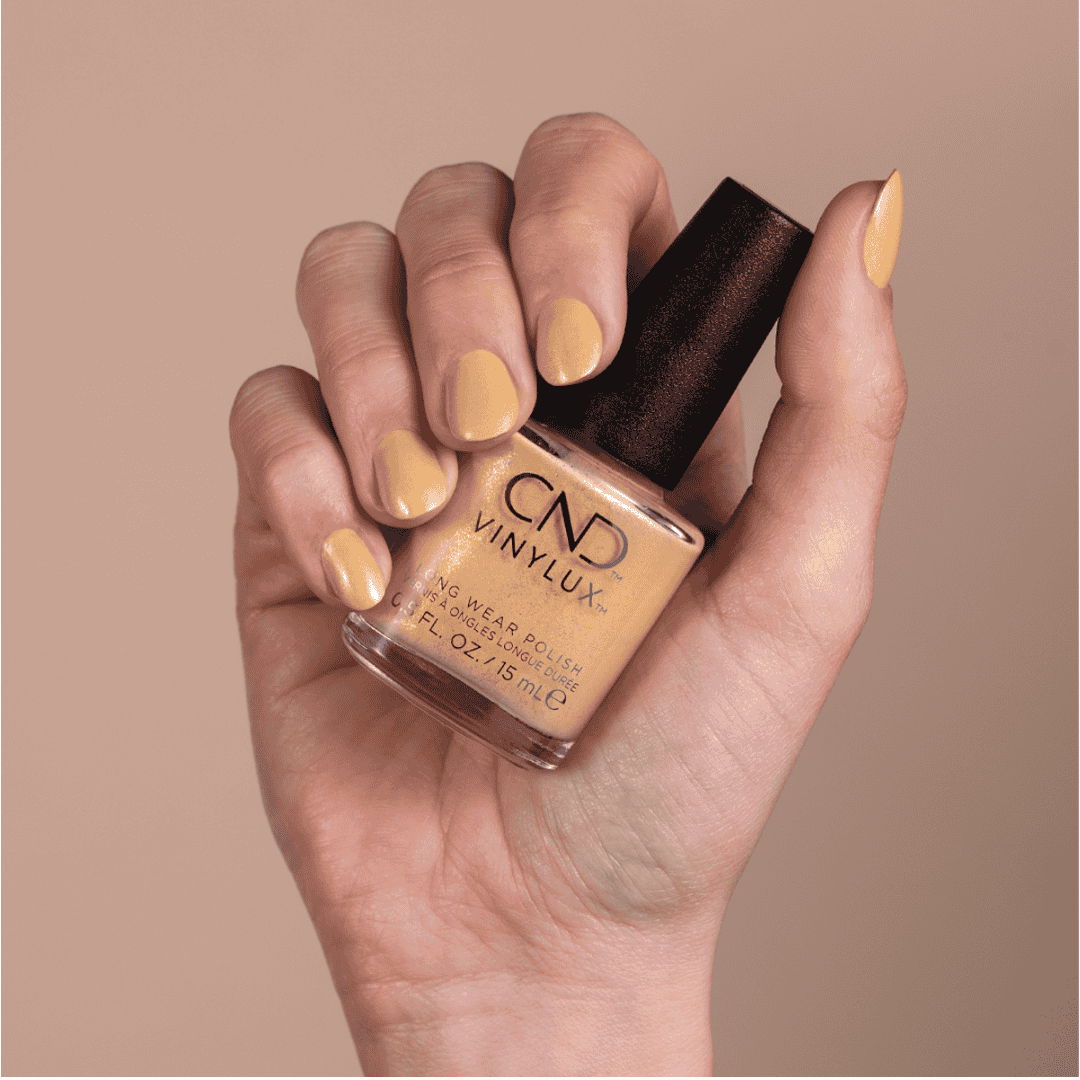 CND Vinylux Seeing Citrine #440 – Glitterlak med pensel