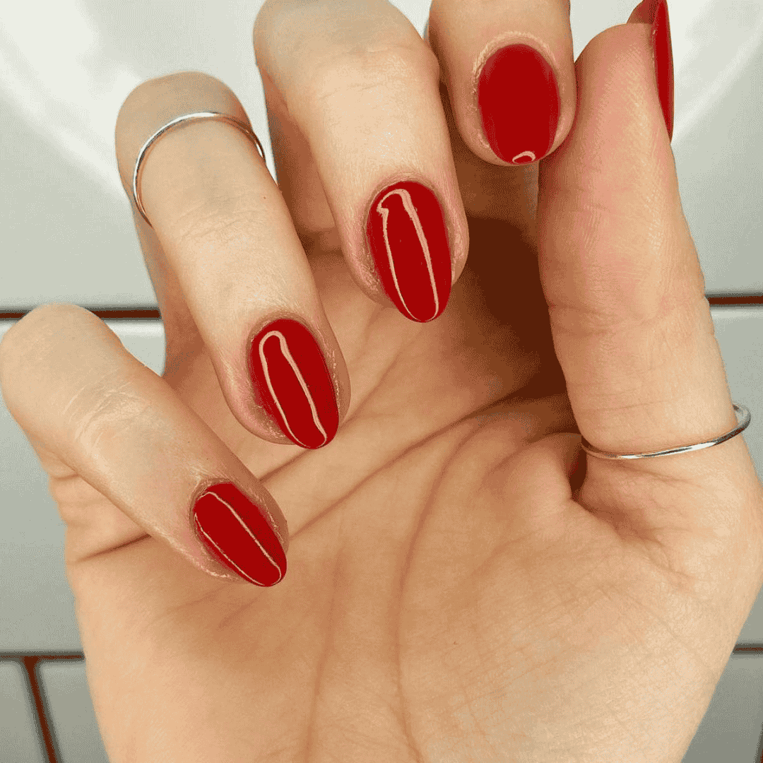 CND Vinylux Soft Flame #385 – Terracotta neglelak med pensel