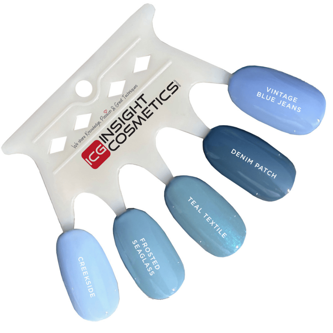 CND Vinylux Teal Textile #449 – Lys kold blå neglelak produktfoto