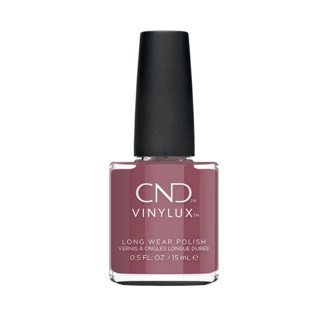 CND Vinylux Wooded Bliss #386 – Varm brun neglelak på flaske