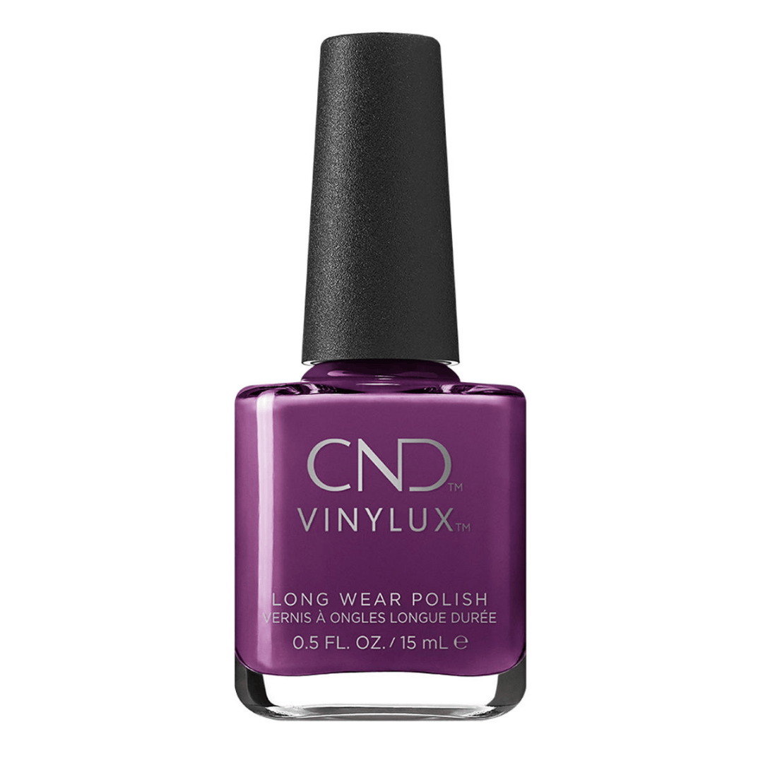 CND Vinylux Absolutely Radishing #410 – Dyb royal lilla neglelak på flaske