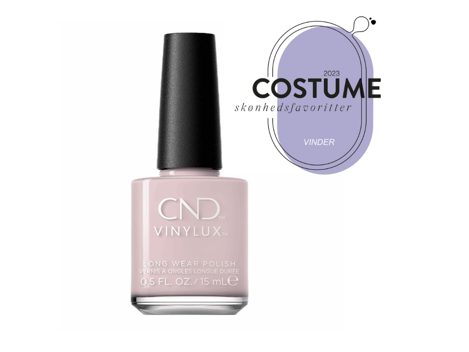 CND Vinylux Backyard Nuptials #435 – Halvtransparent lyserød neglelak på flaske