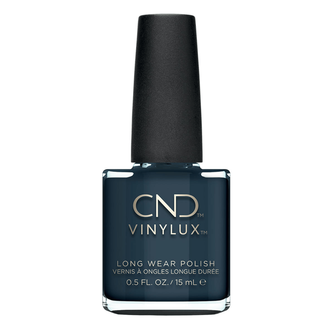 CND Vinylux Indigo Frock #176 – Stormblå neglelak på flaske