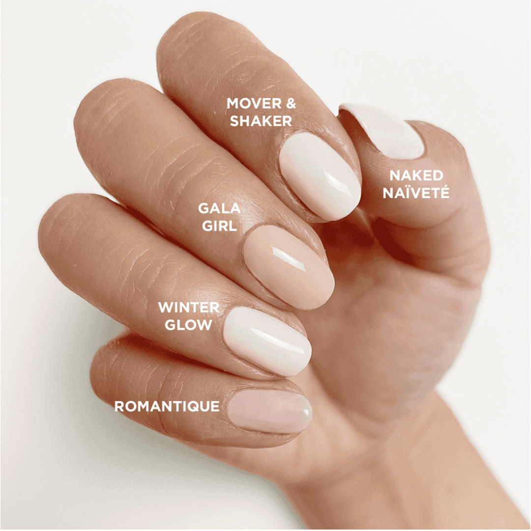 CND Vinylux Mover & Shaker #371 – Cool nude cream på negle