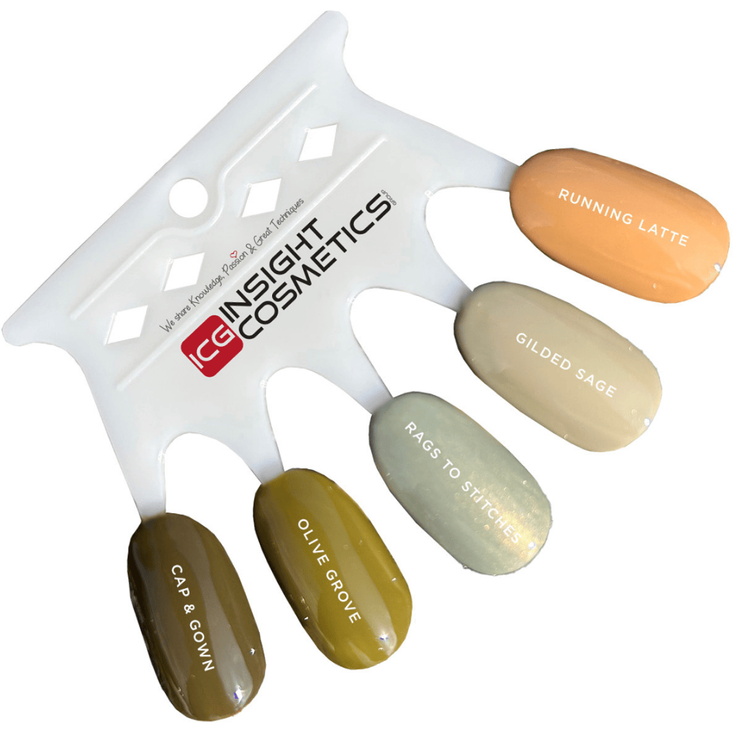 CND Vinylux Rags To Stitches #450 – Lys olivengrøn shimmer neglelak produktfoto