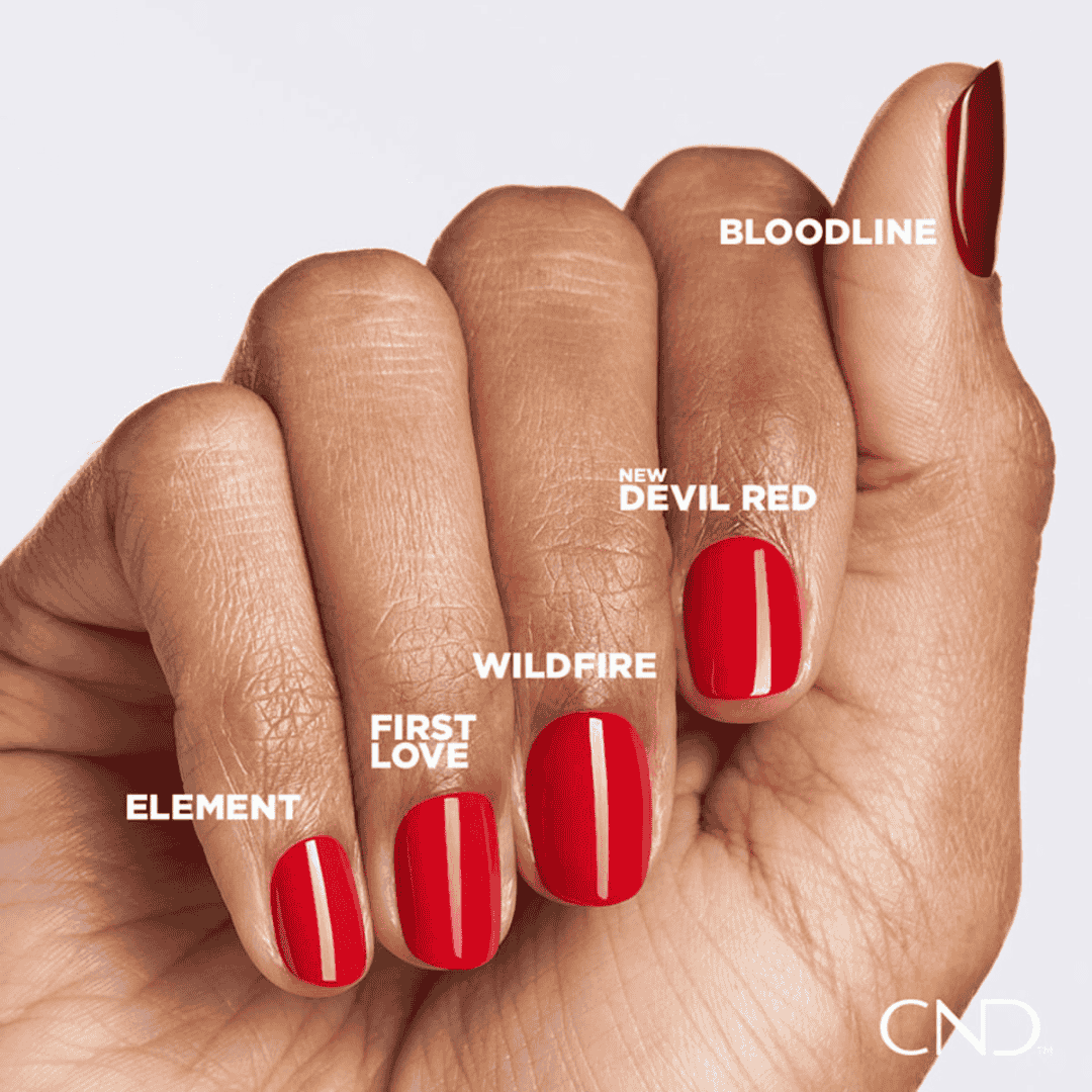 CND Vinylux Devil Red #364 – Klassisk rød neglelak produktfoto