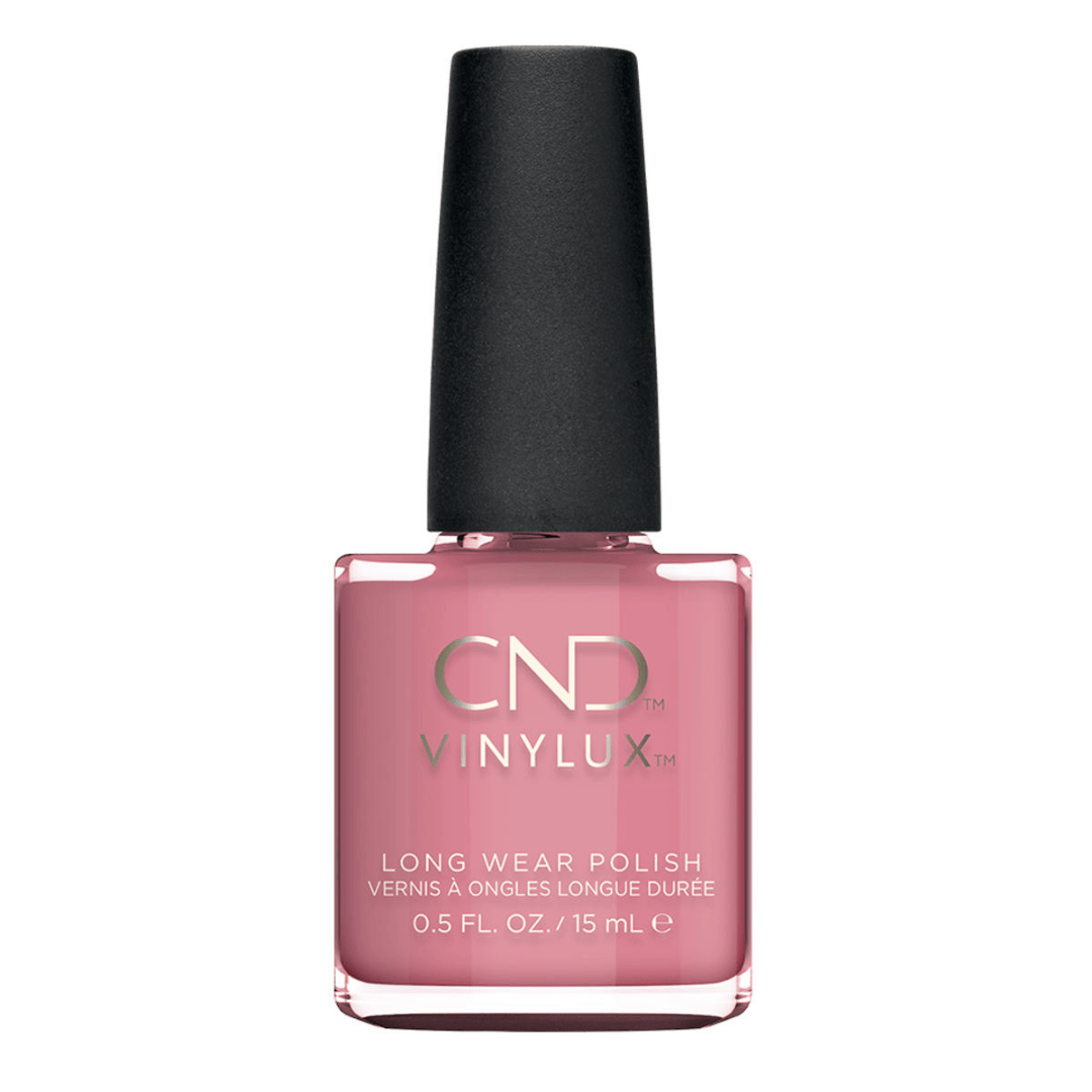 CND Vinylux Rose Bud #266 – Afdæmpet rød neglelak på flaske