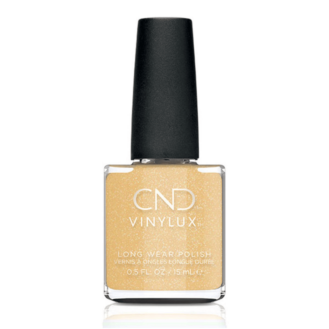 CND Vinylux Seeing Citrine #440 – Gylden okker glitter neglelak