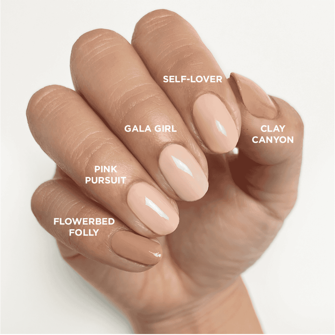 CND Vinylux Self-Lover #370 – Nude med ferskentone på negle
