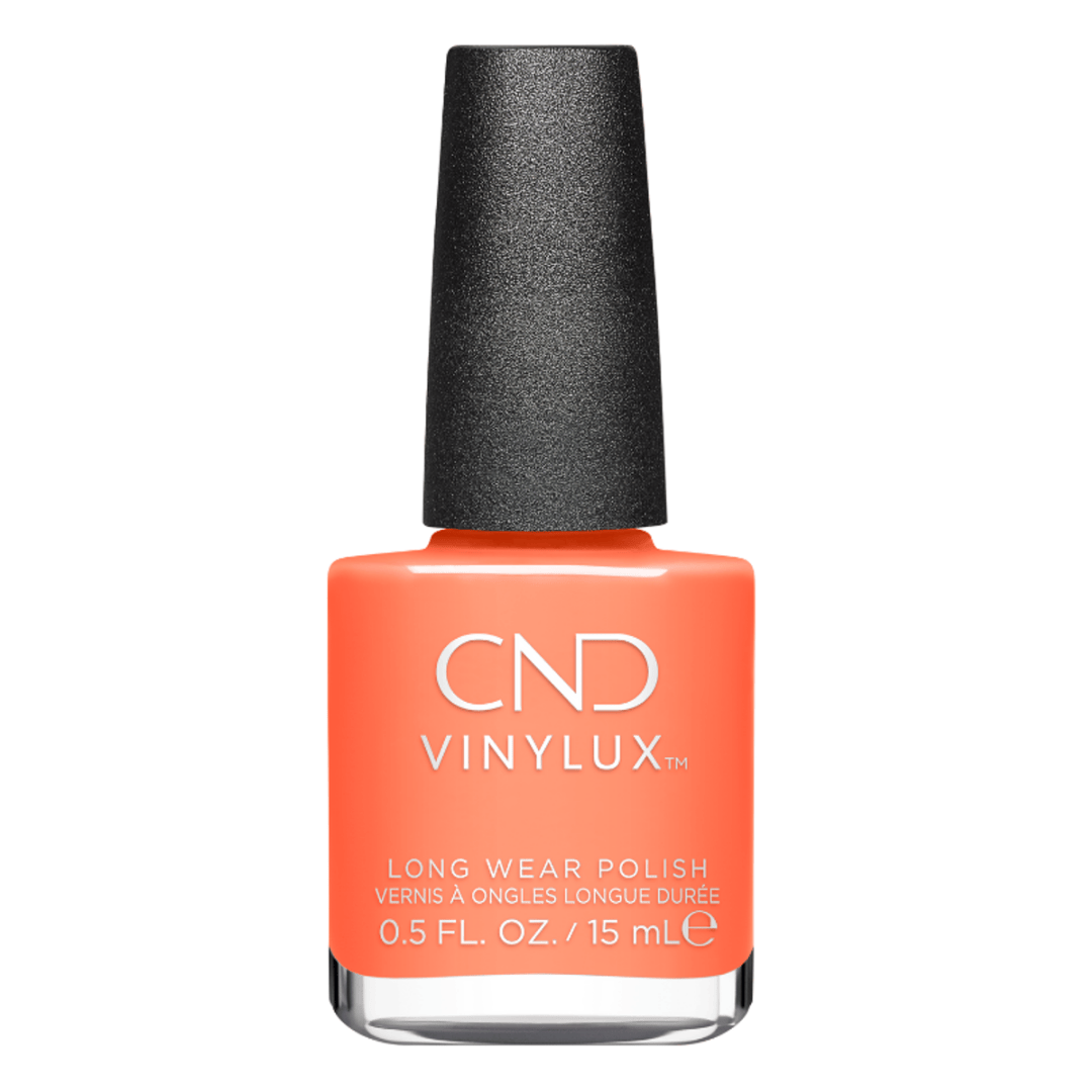 CND Vinylux Silky Sienna #452 – Solkysset orange neglelak på flaske
