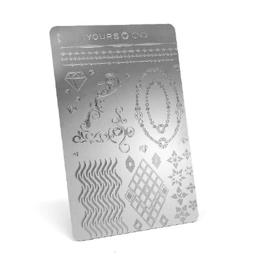CND stamping plate til nail art derhjemme