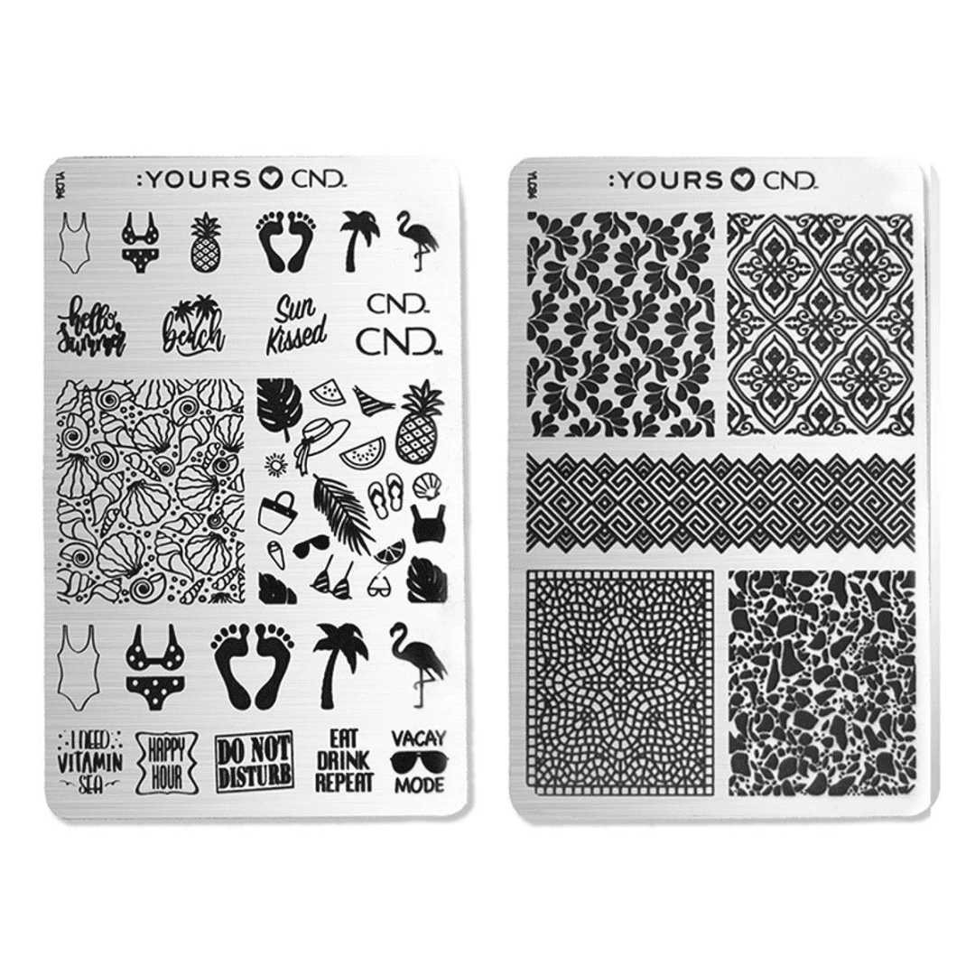 CND Stamping Plate Mediterranean Dream til nail art