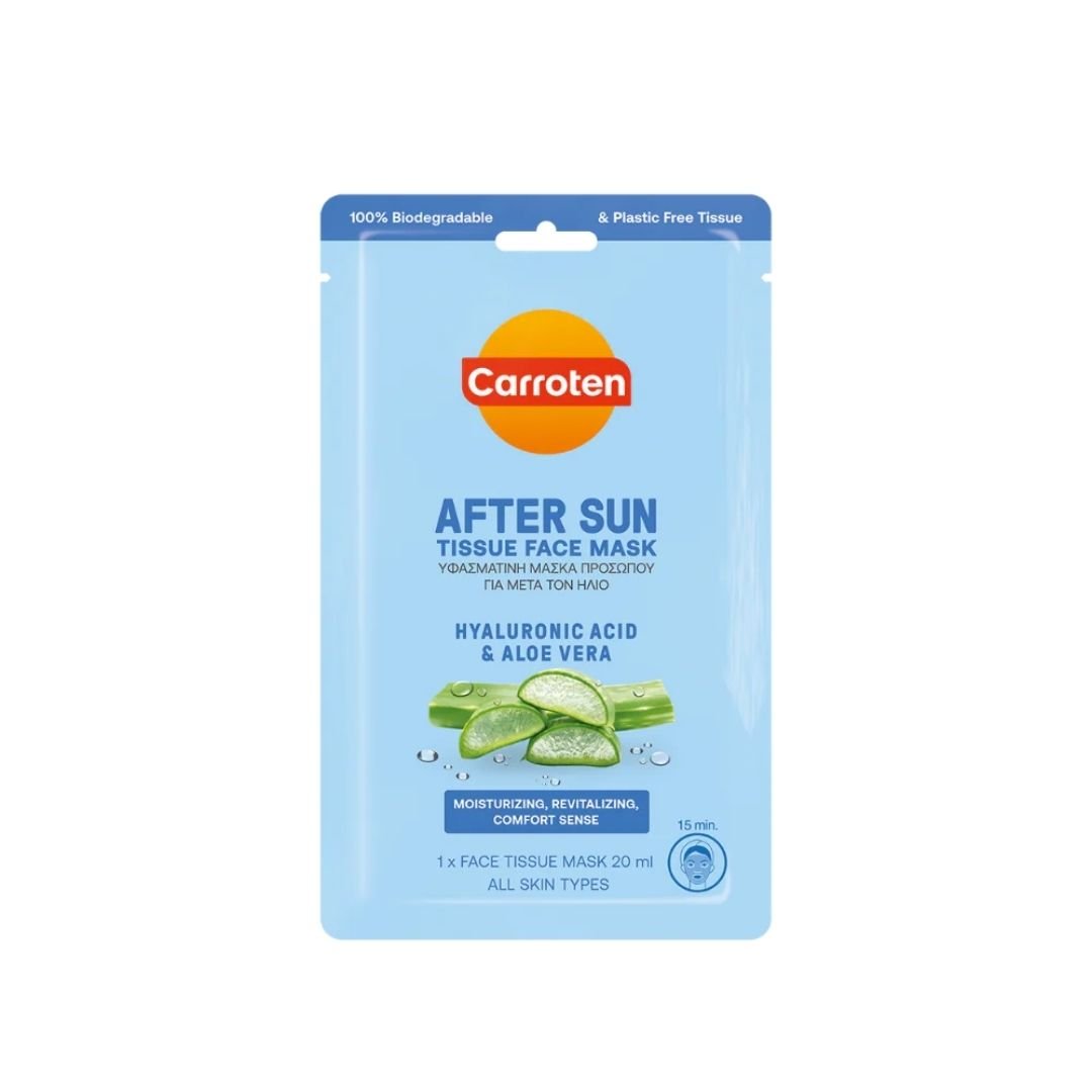 Carroten After sun Tissue Face Mask - Bodylux