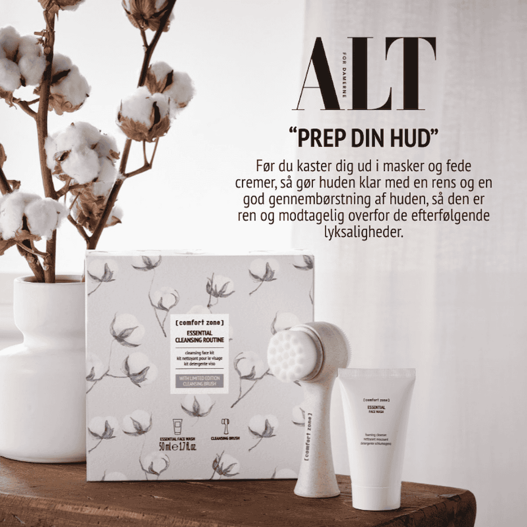 Comfort Zone ‘Essential Face Wash Limited Edition Kit’
Dette sæt er til dig, der ikke kan få nok af rens.
