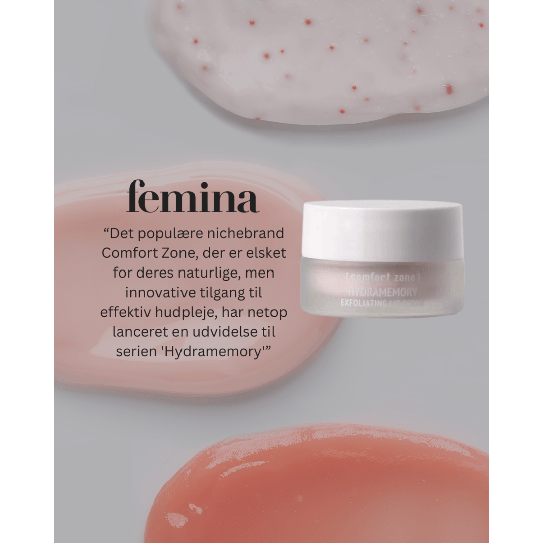 Nærbillede af tekstur i Hydramemory Exfoliating Lip Scrub med mikrosfærer