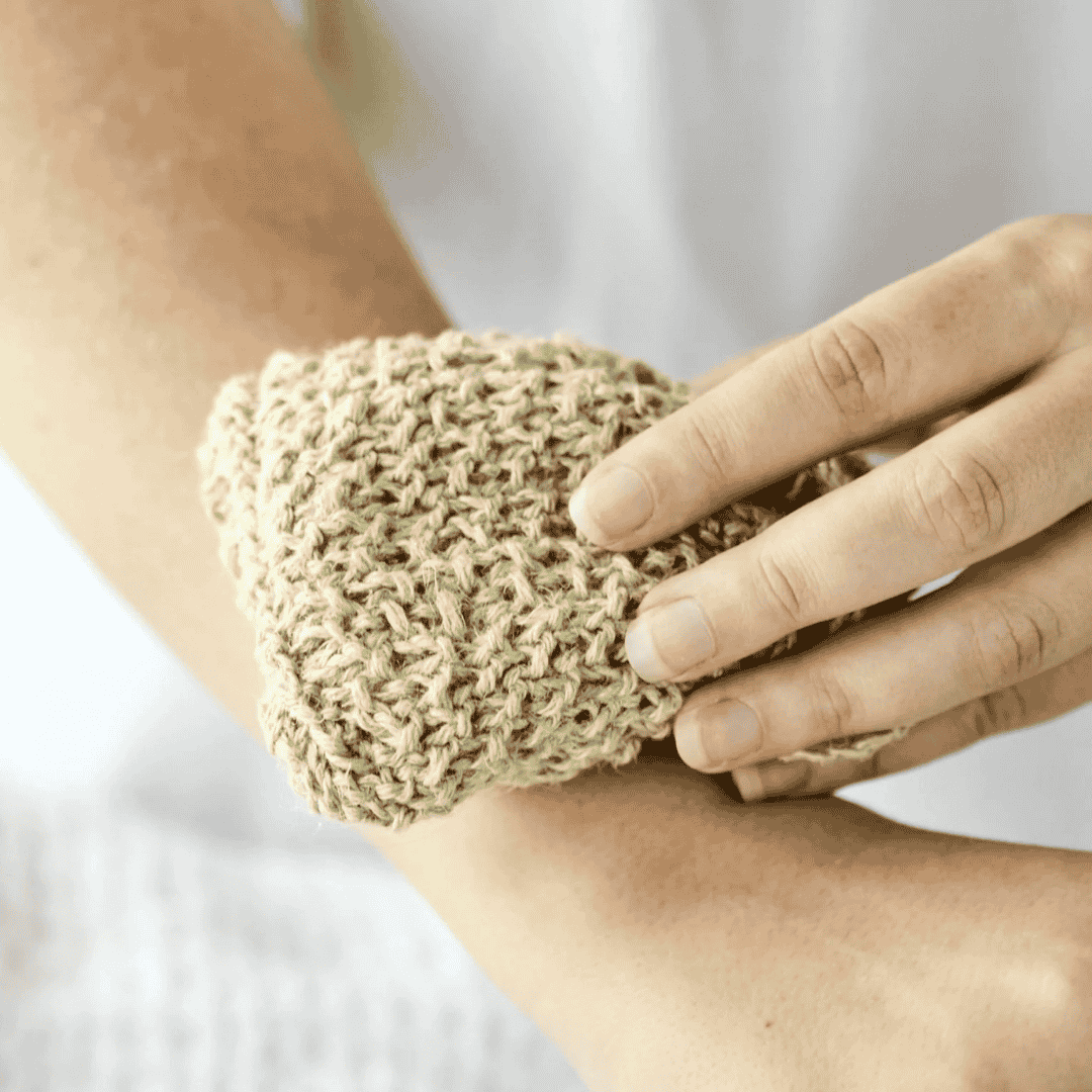 Naturlig sæbepose i 100 procent hør