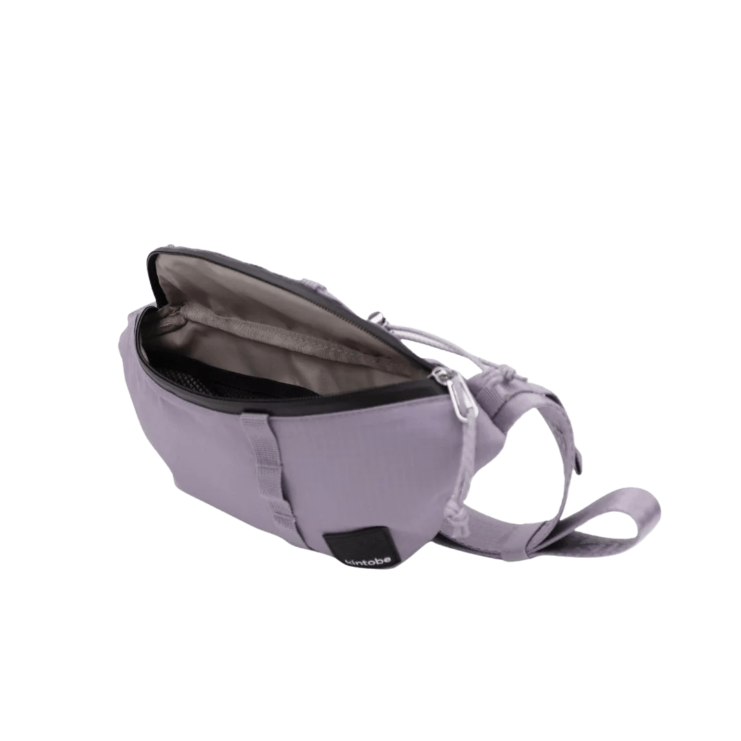 Blaze Concrete Lilac taske med lynlåslukning