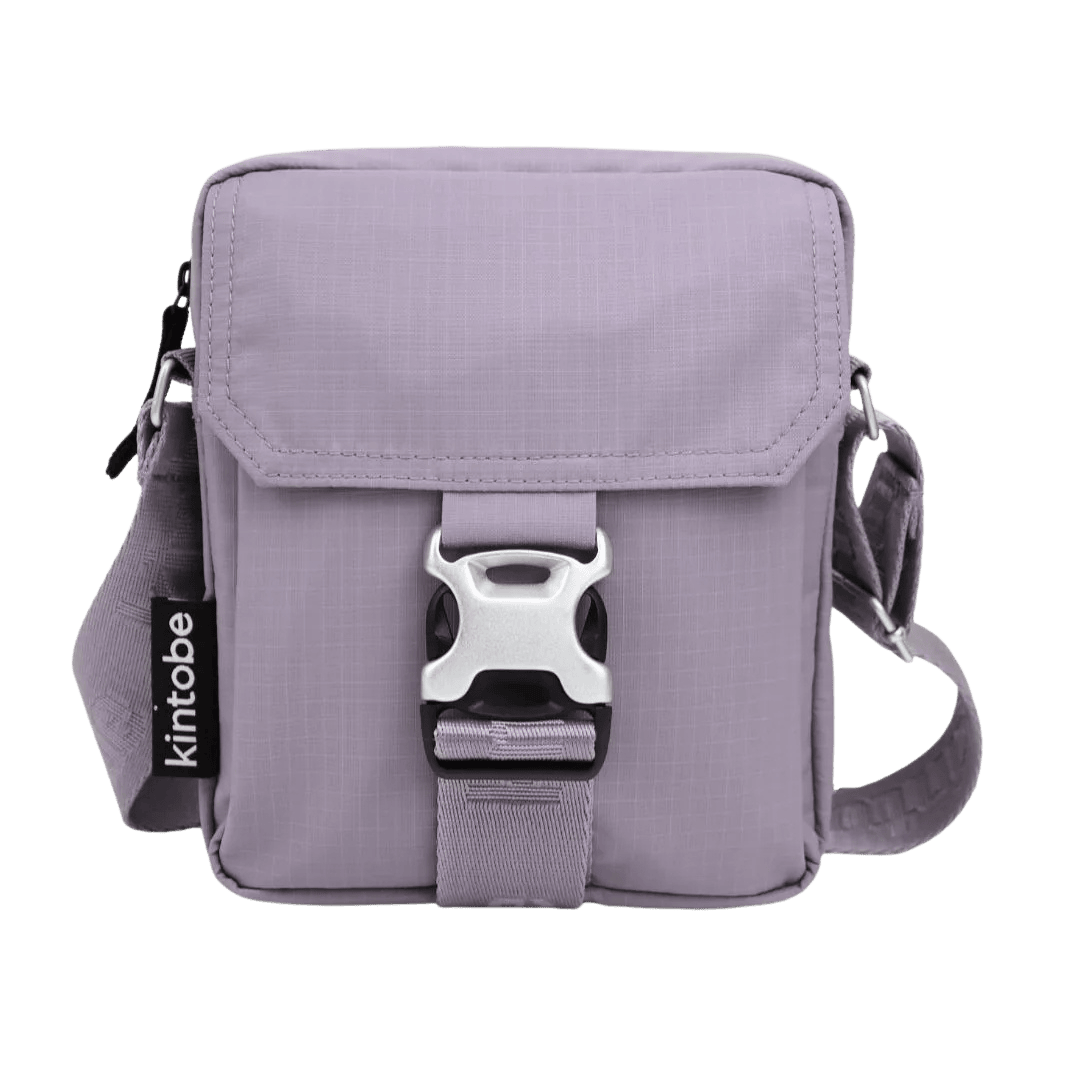 Nico Concrete Lilac crossbody taske i støvet lilla nuance