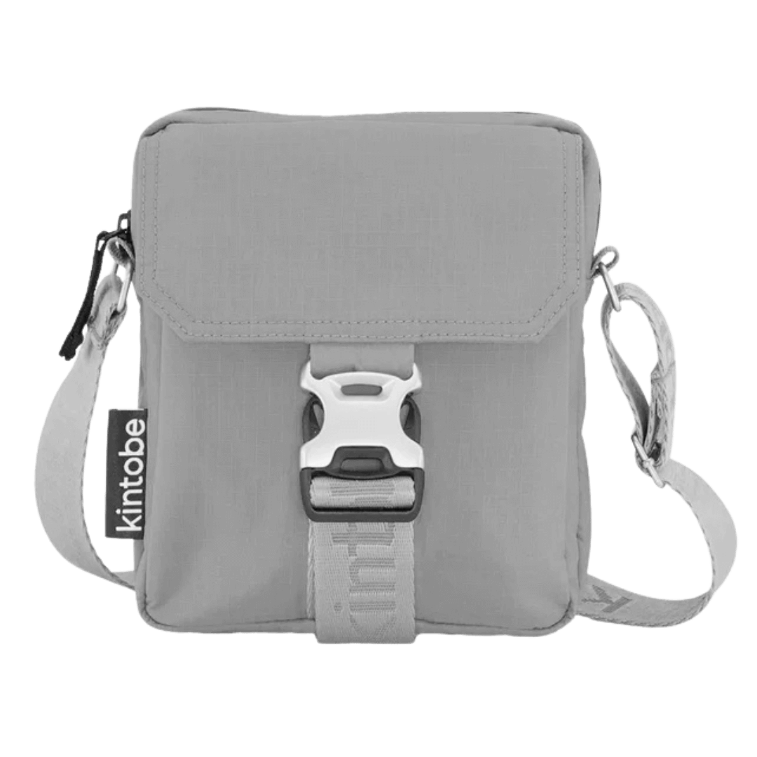 NICO Chrome Grey crossbody taske i grå nuance