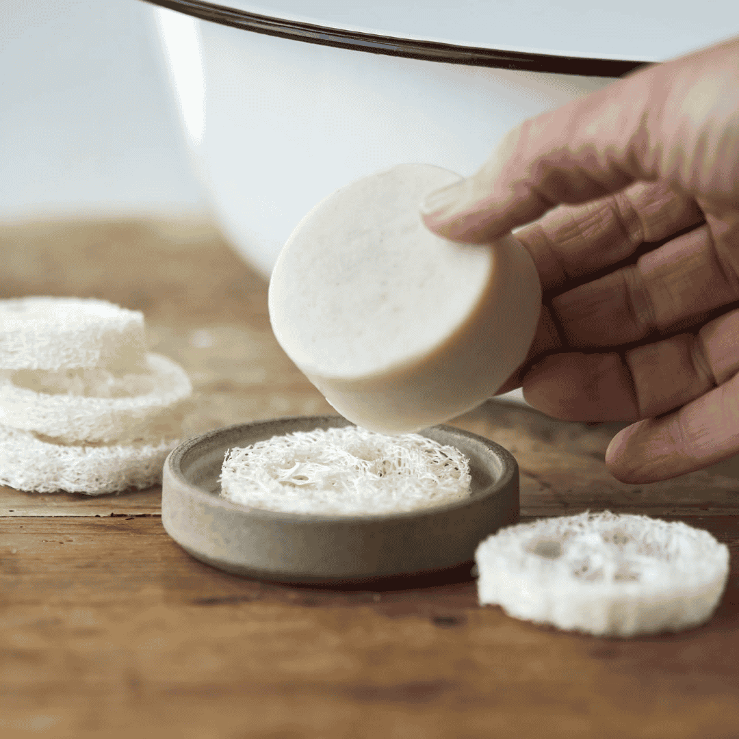 Naturlig loofah til sæbebar