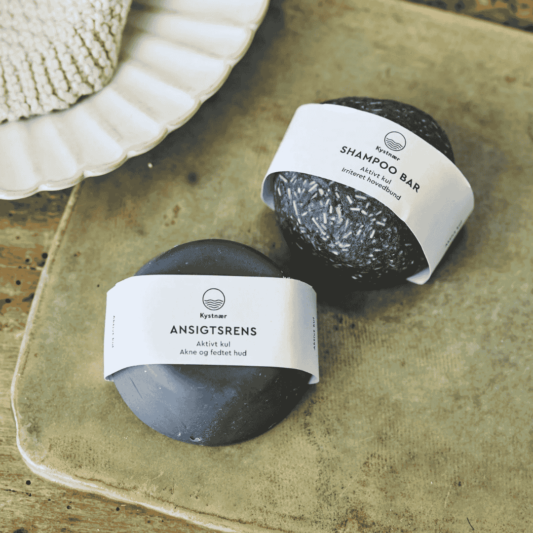 Kystnær Shampoo Bar Aktivt Kul - Bodylux