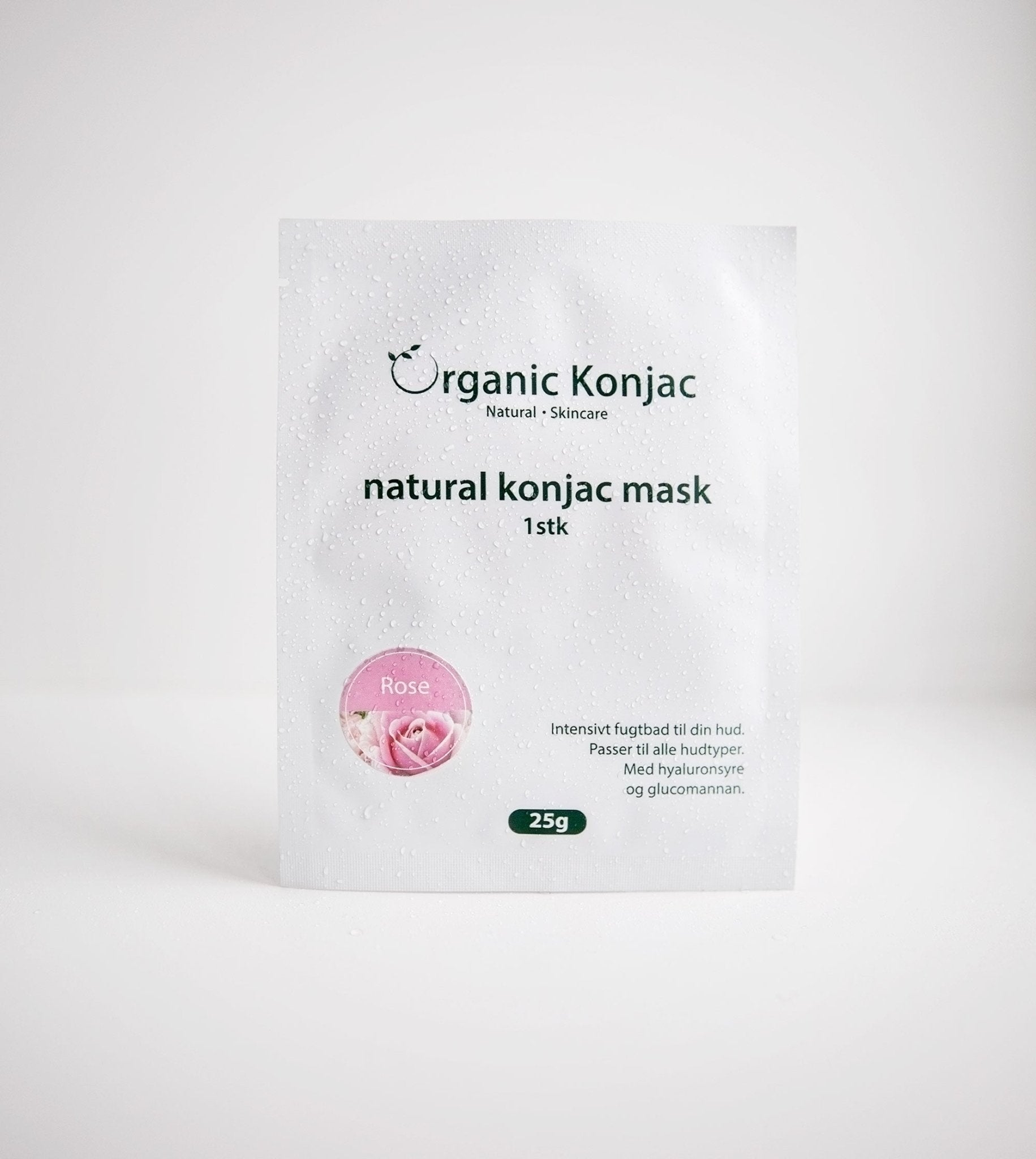 Organic Konjac Maske - Rose - Bodylux
