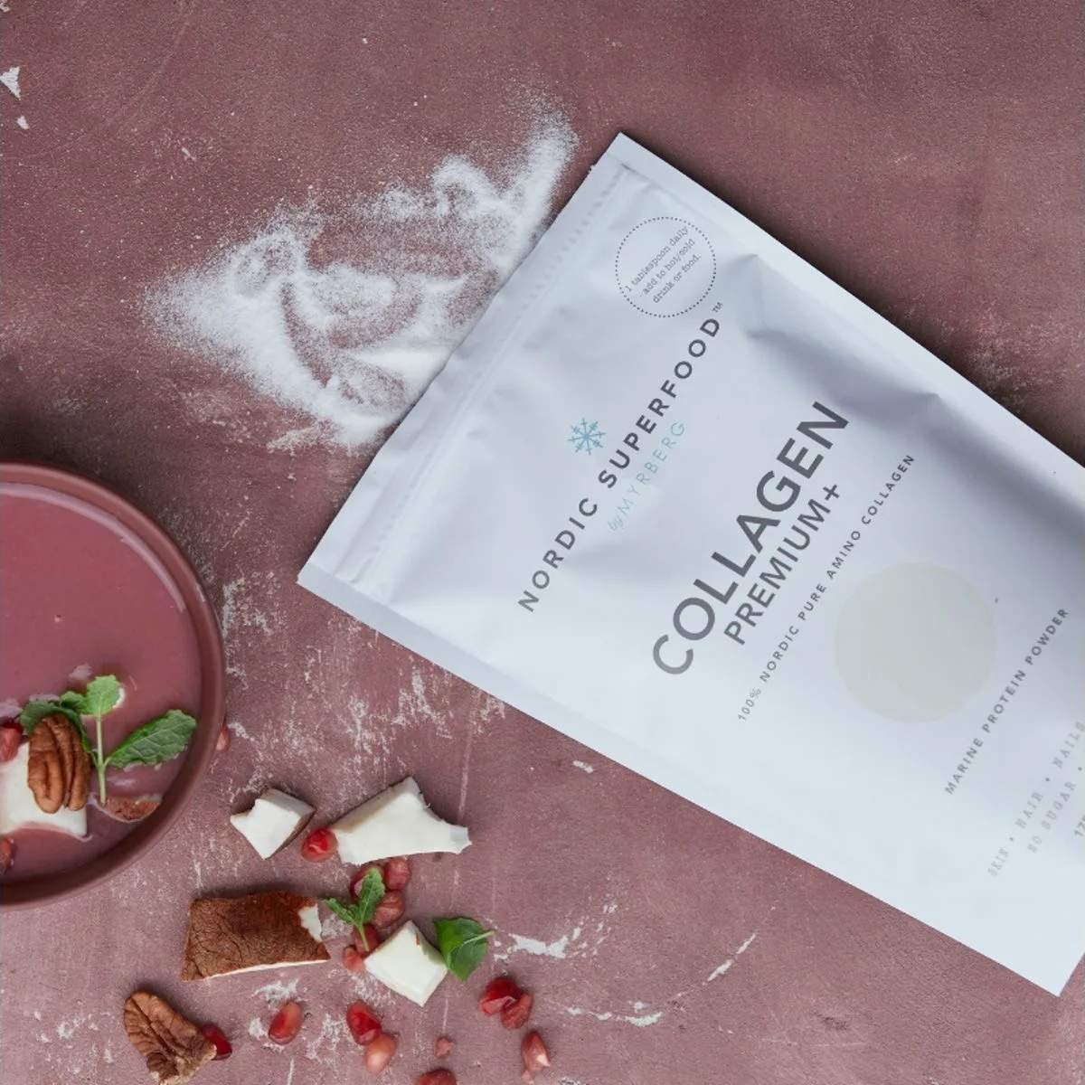 Nordic Superfood Collagen Premium+ - 1 måneds forbrug - Bodylux