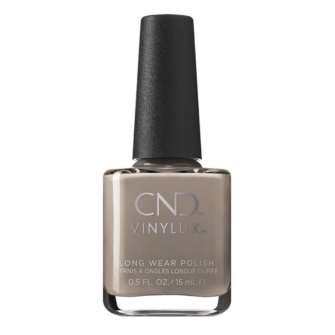 CND Vinylux Skipping Stones #412 – Blød grå neglelak på flaske