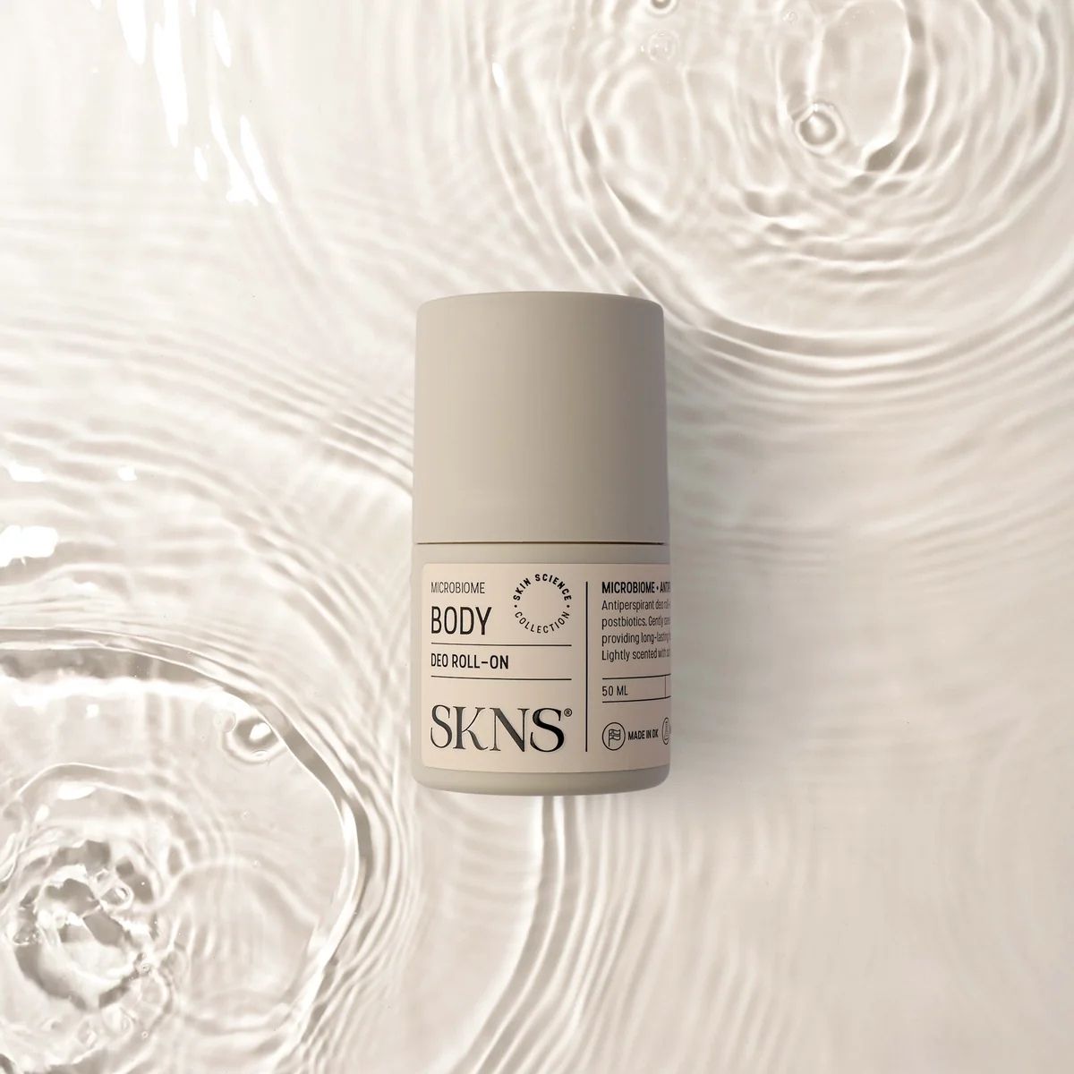 SKNS antiperspirant roll-on med postbiotika, panthenol og allantoin