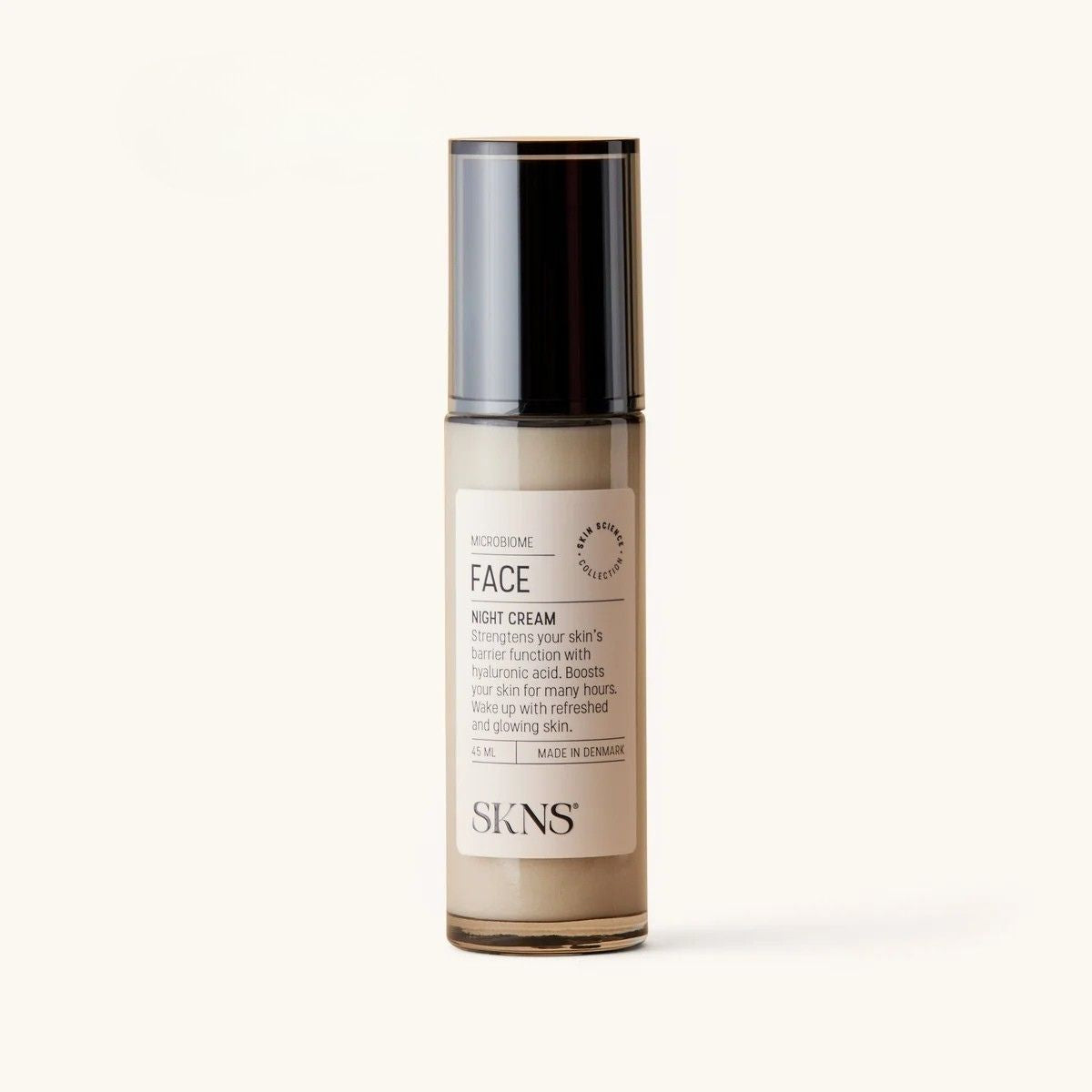 SKNS Night Cream nærende natcreme med postbiotika og hyaluronsyre