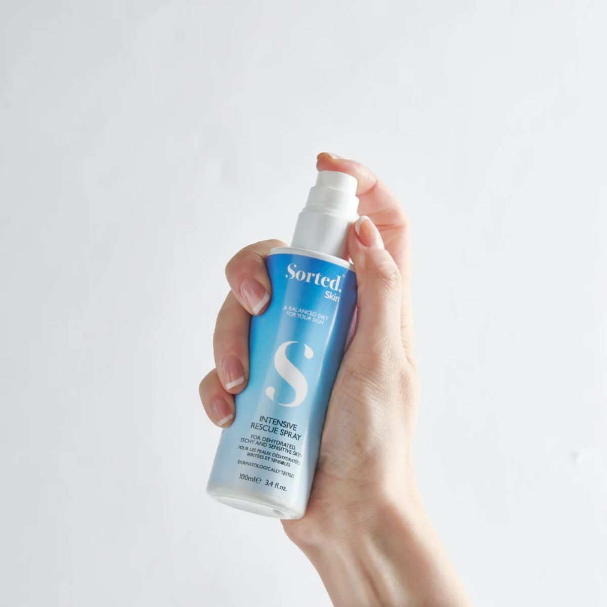 Fugtgivende spray til tør og sensitiv hud