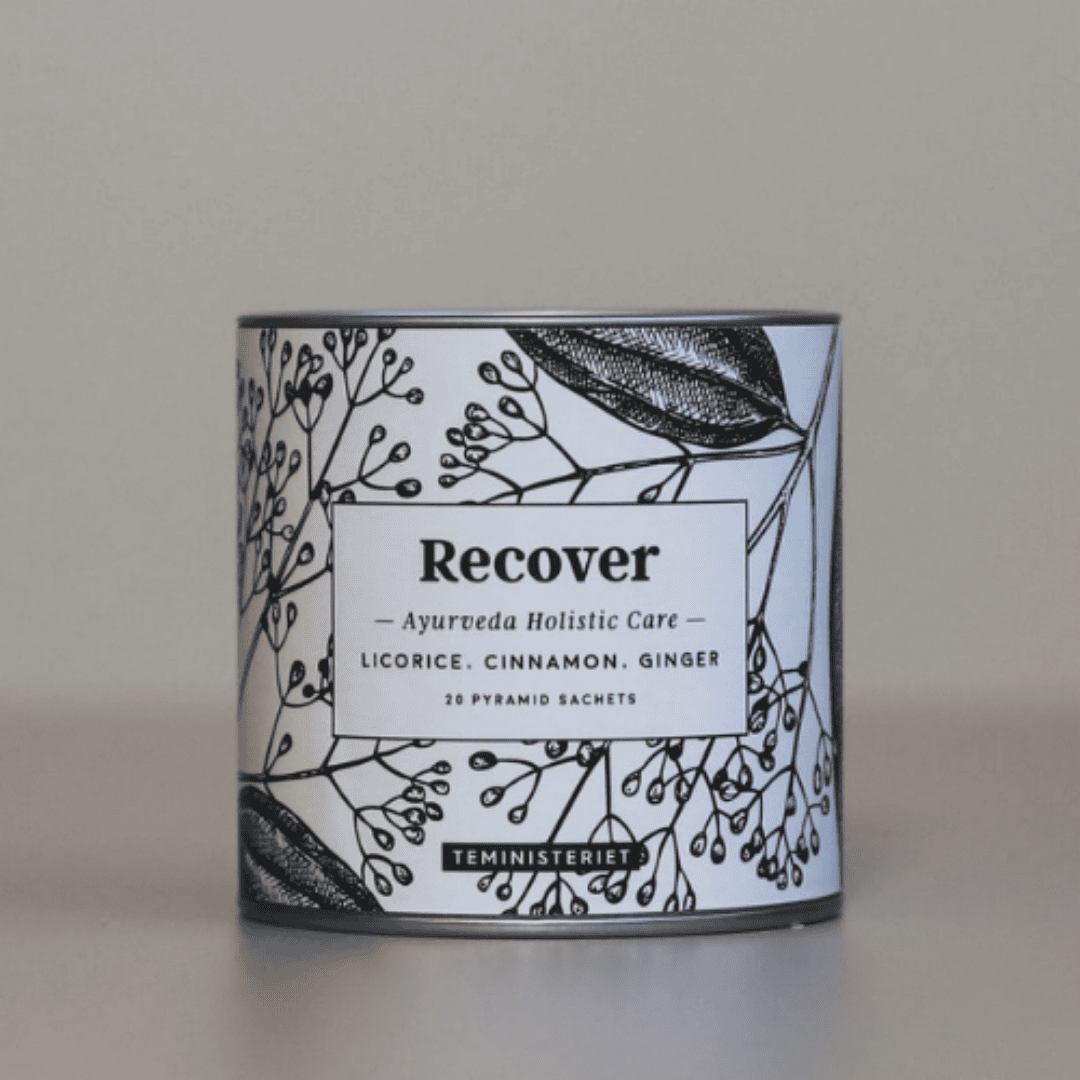 Teministeriet Ayurveda Te - Recover, Pyramide Te - Bodylux
