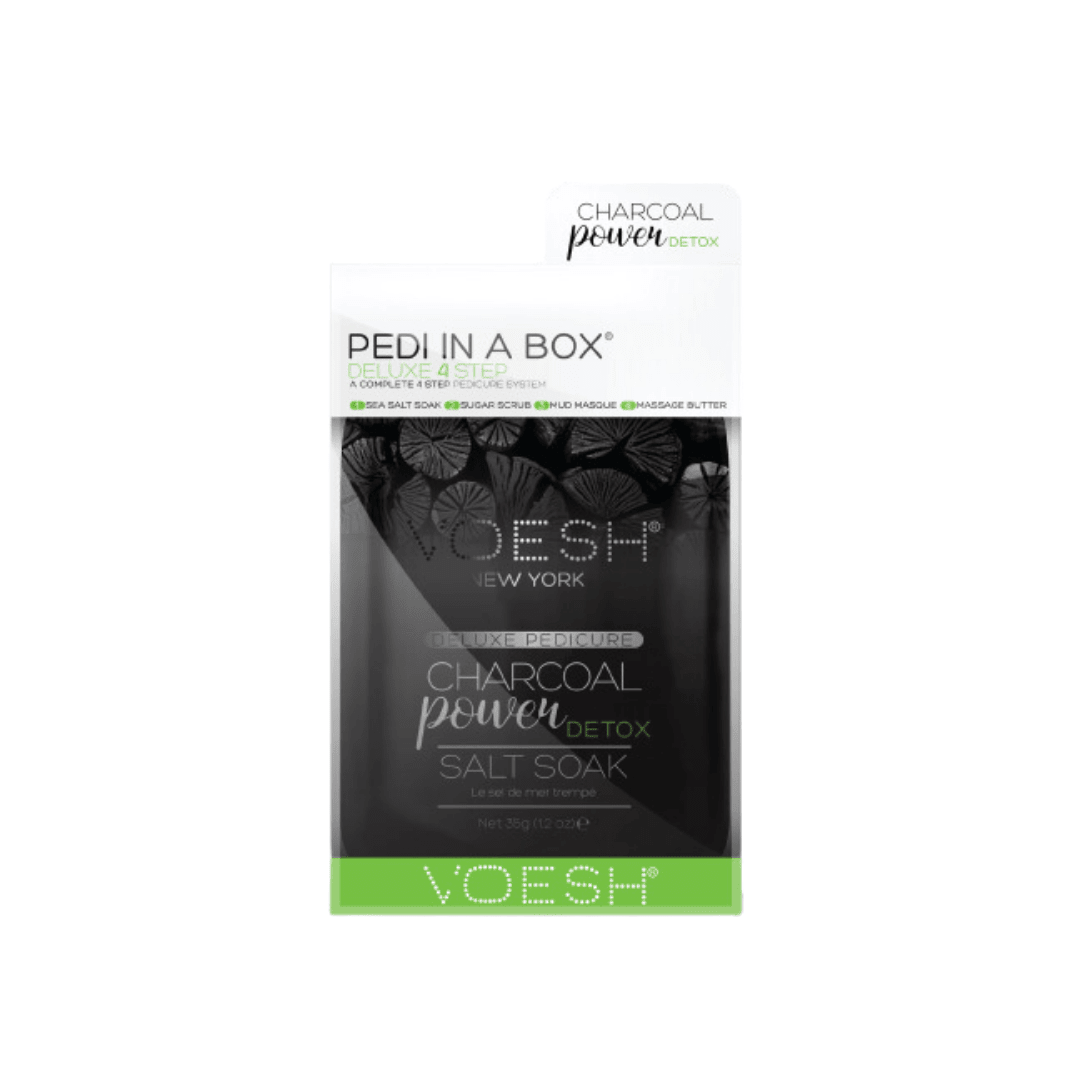 Voesh Pedi in a Box Deluxe - Charcoal Power Detox 4 step - Bodylux