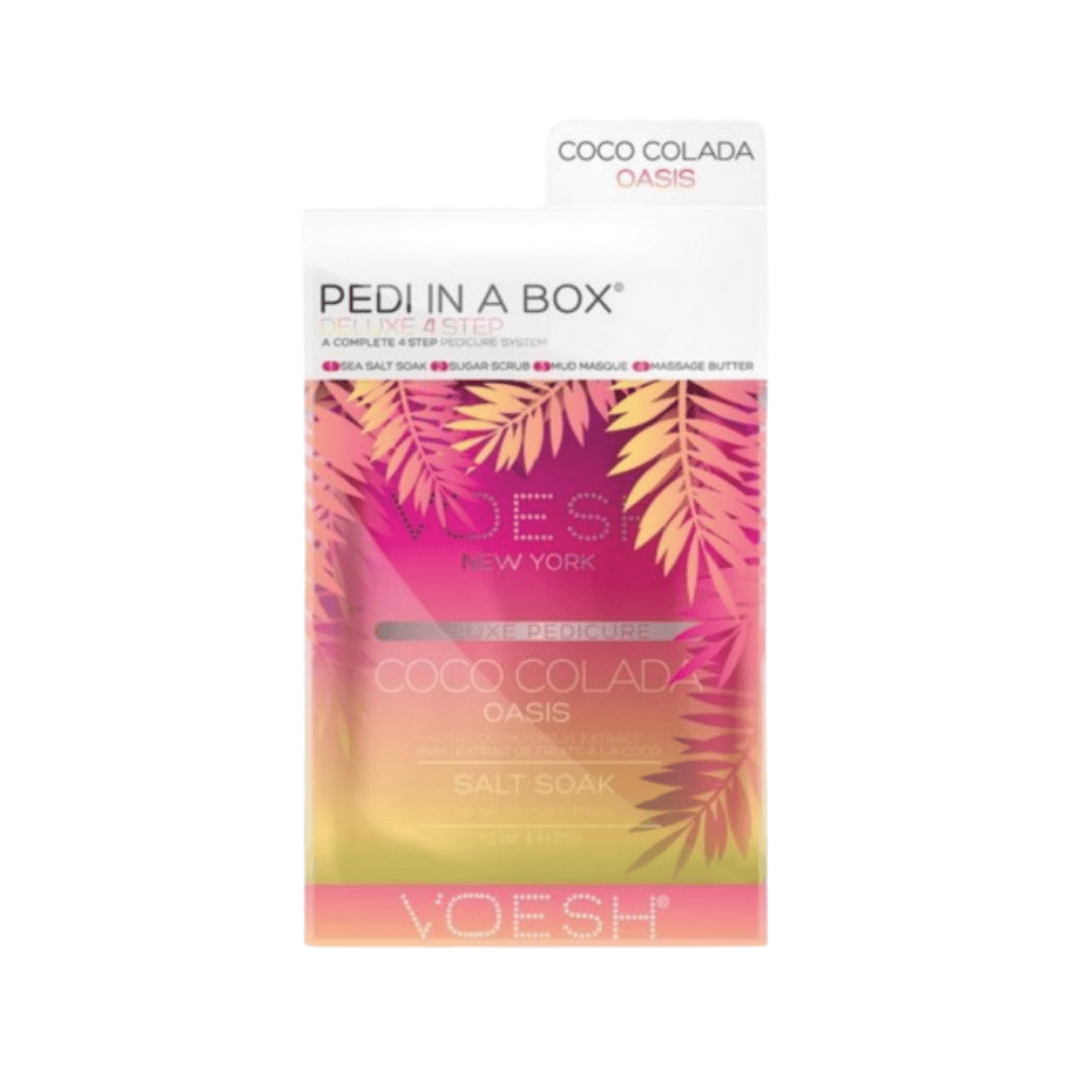 Voesh Pedi in a Box Deluxe - Coco Colada Oasis 4 step - Bodylux