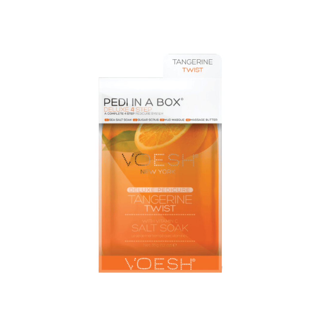 Voesh Pedi in a Box Deluxe - Tangerine Twist 4 step - Bodylux