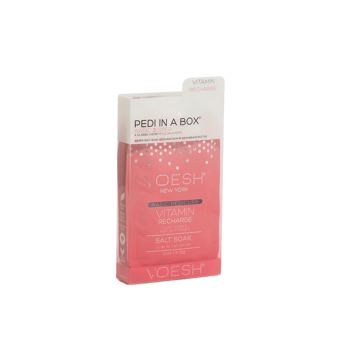 Voesh Pedi in a Box Basic – Vitamin Recharge 3 step - Bodylux
