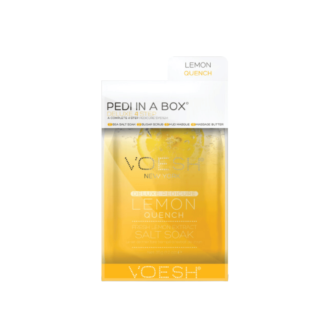 Voesh Pedi in a Box Deluxe - Lemon Quench 4 step - Bodylux