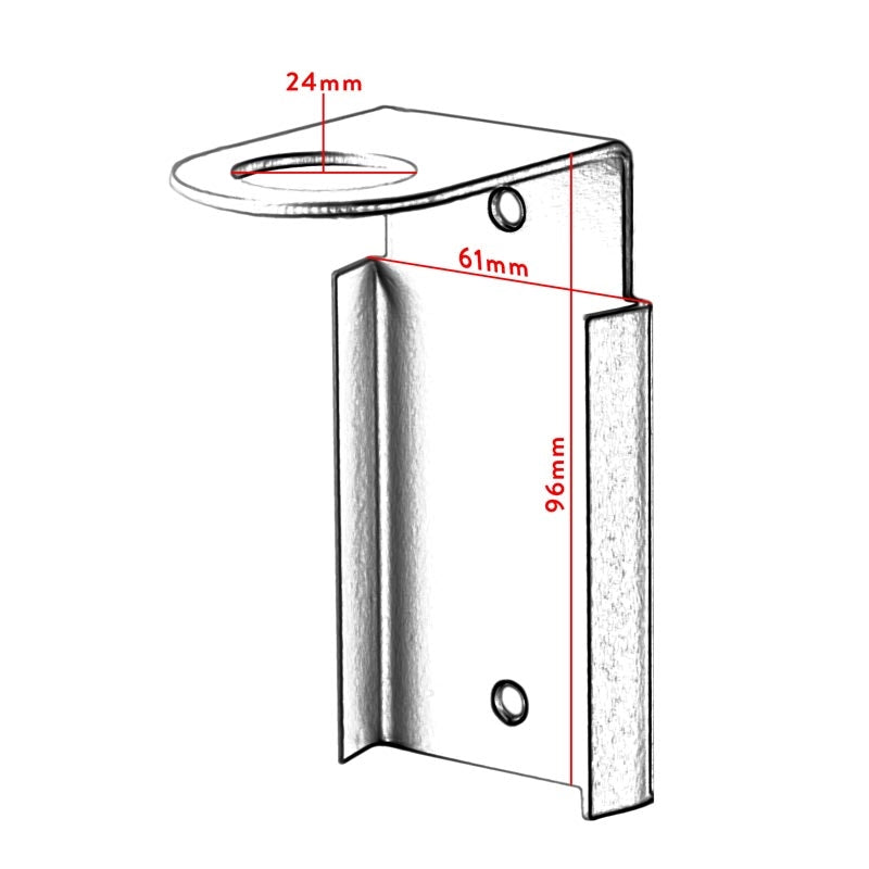 Vægbeslag Pumpeflaske - Sort