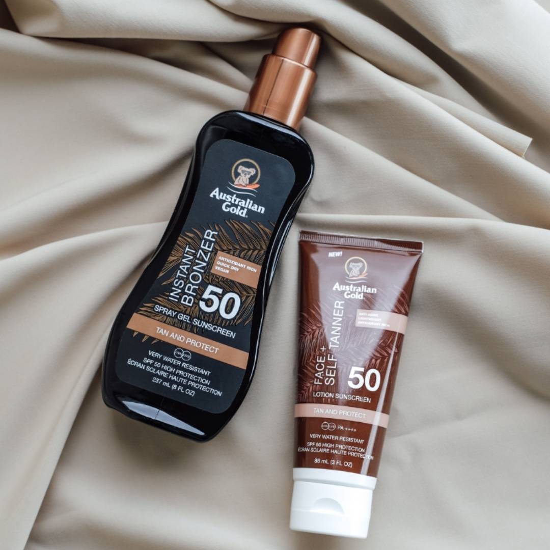 Australian Gold Instant Bronzer Spray Gel SPF 50 - Bodylux