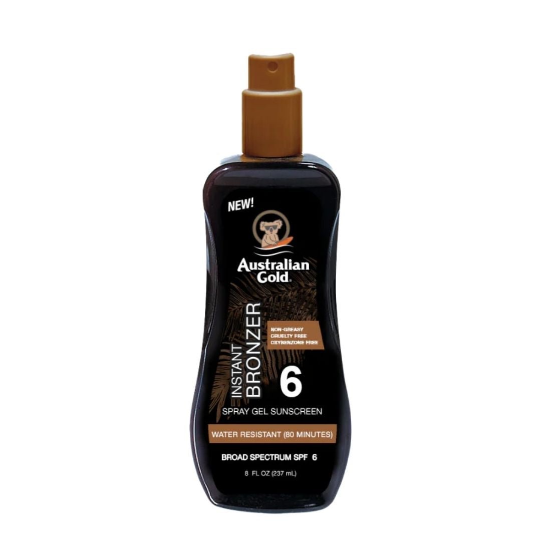 Australian Gold Instant Bronzer Spray Gel SPF 6 - Bodylux