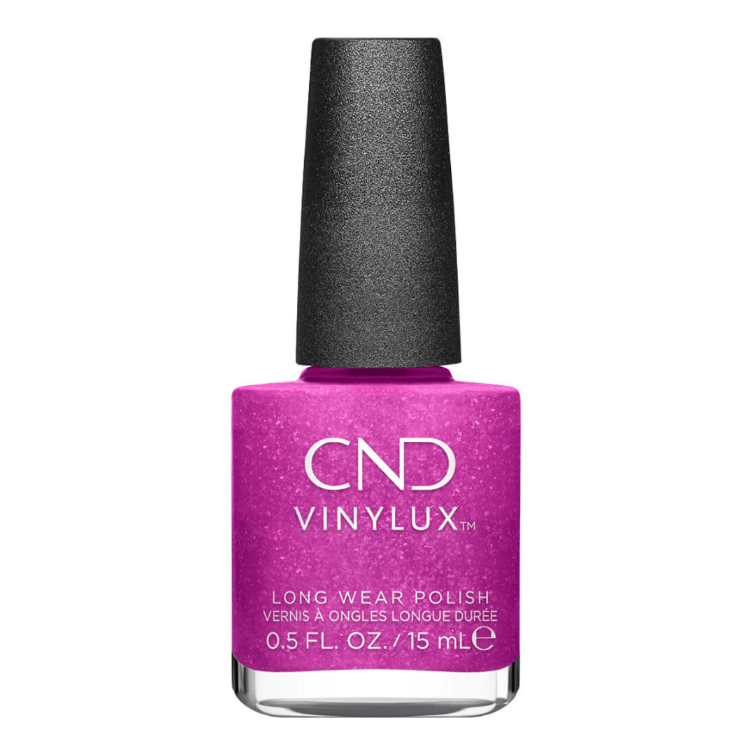 CND Vinylux All The Rage #443 – Hindbærviolet neglelak på flaske